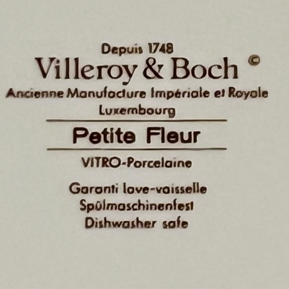 14" Villeroy & Boch Petite Fleur oval serving platter - Picture 5 of 5